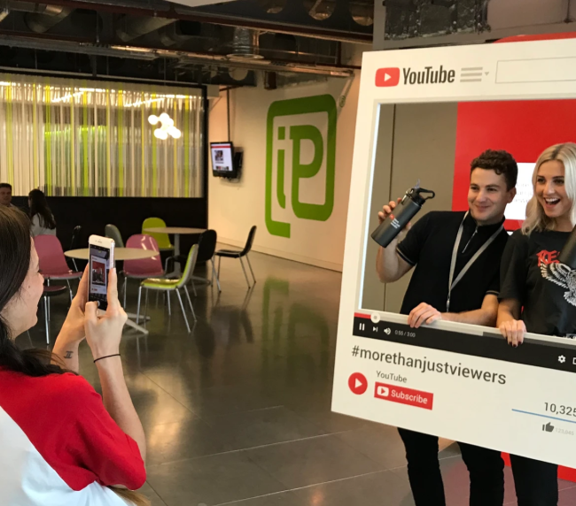 YouTube experiential activation